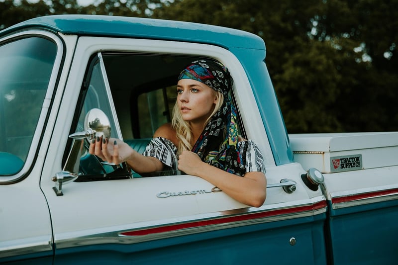 Vintage scarf makeover